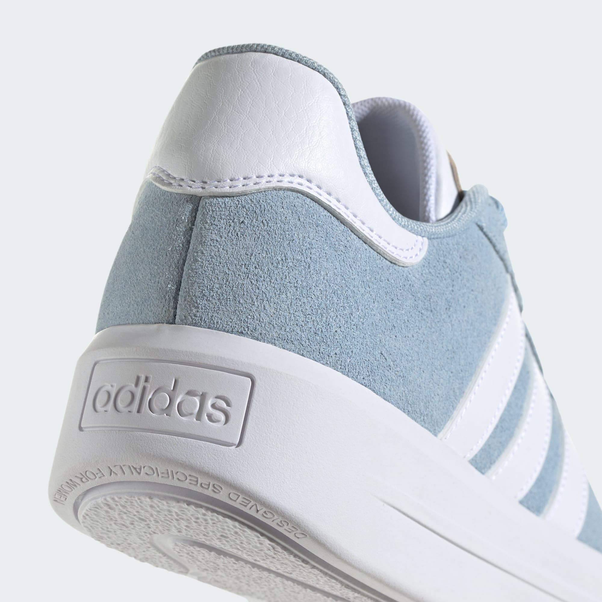 adidas Women's Court Platform Suede Sneaker
