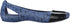 Crocs Sienna Patent Leather Strap Patterned Ballerina Shoes For Women - Navy,