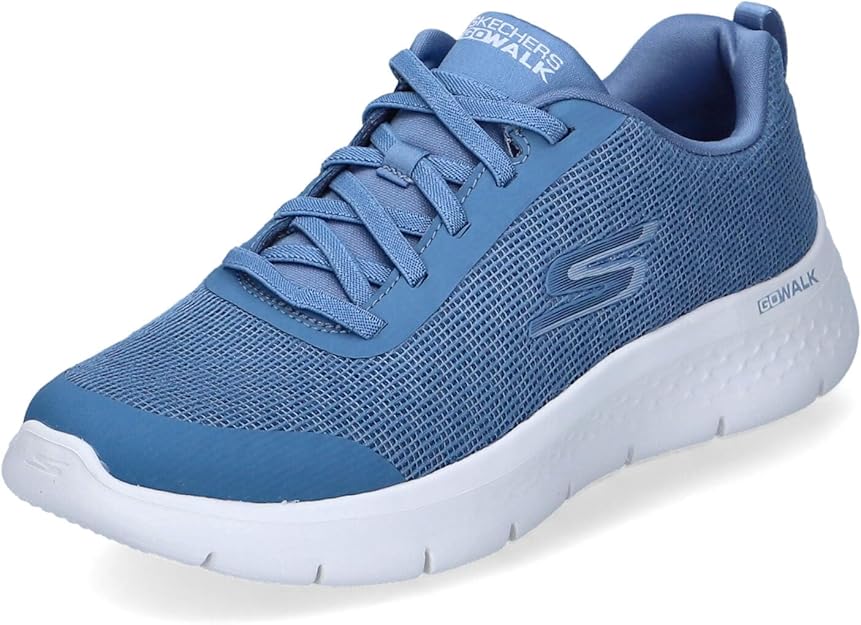 Skechers Women Running Shoes Blue Lightweight Performance Sneakers