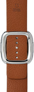  سوار أبل واتش البديل (٤٠ ملم) بتصميم مشبك عصري باللون البني. مصنوع من جلد طبيعي عالي الجودة يمنحك راحة وأناقة في الاستخدام اليومي أو المناسبات الرسمية. يتميز السوار بمشبك مغناطيسي من الفولاذ المقاوم للصدأ 