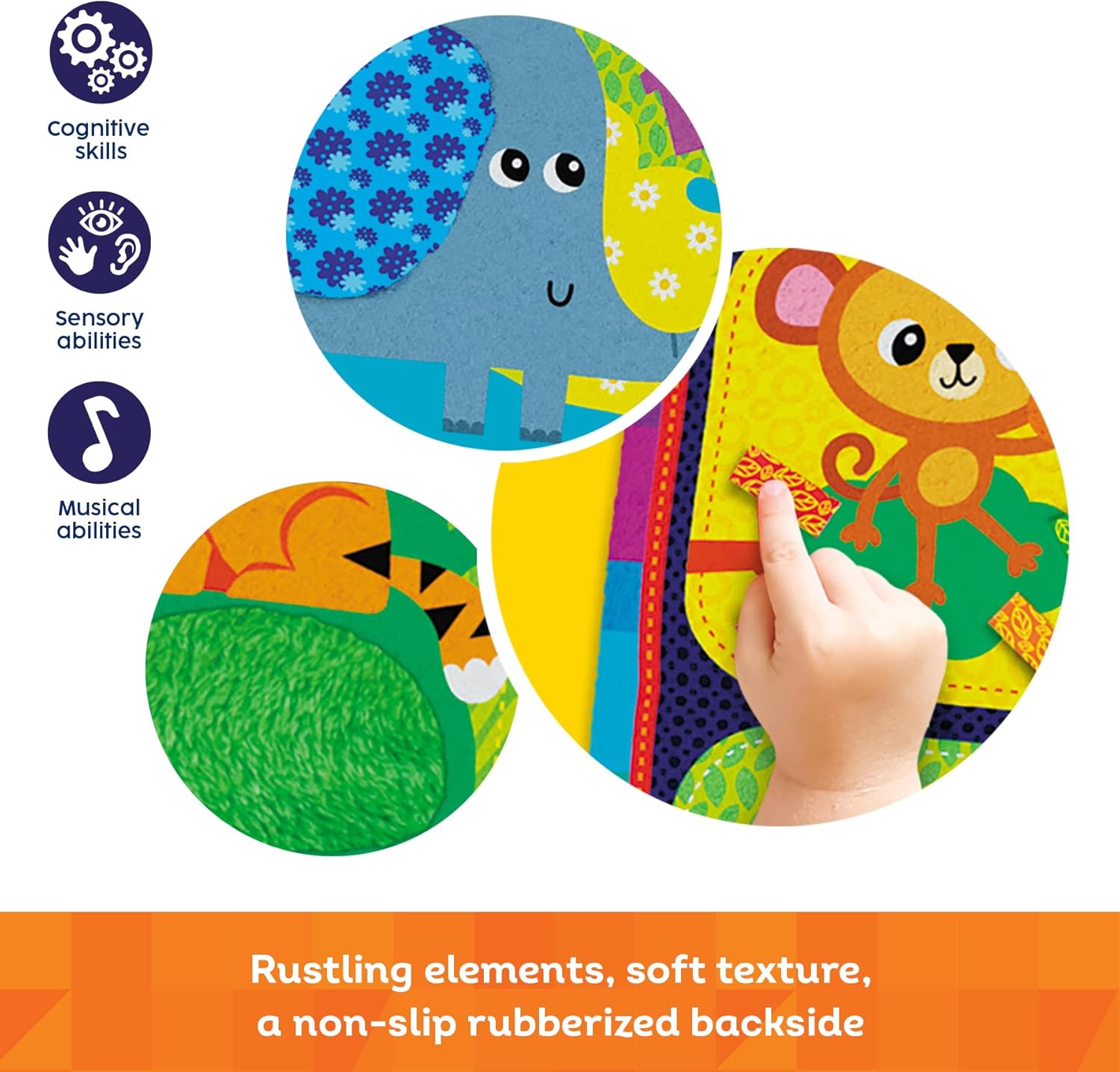 Kids Hits Baby Touch Mat My First Zoo Sensory Play Mat 3+ Months – Safqqa Egypt