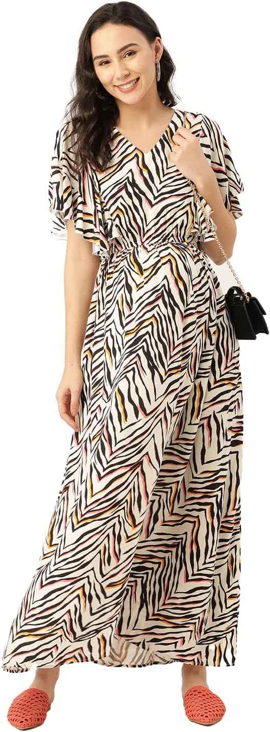 Women’s Nursing Dress with Concealed Zip – Viscose Fabric