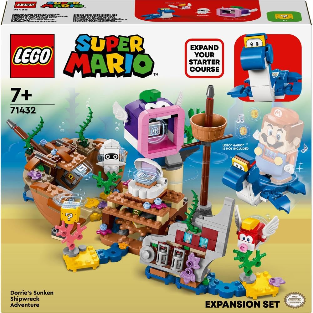 LEGO Super Mario Adventure Ship Building Blocks Set 71432 for Kids