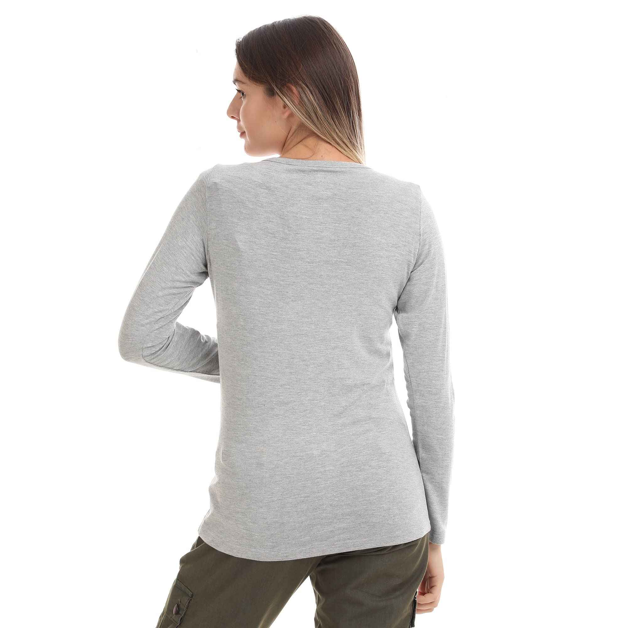  ESLA Long-sleeved Plain Top for Women Blouses - Safqqa Egypt