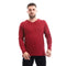 Off Cliff Plain Vneck Long Sleeves Top Casual SweatShirt For Men,Ideal for casual outings, lounging, or everyday wear.