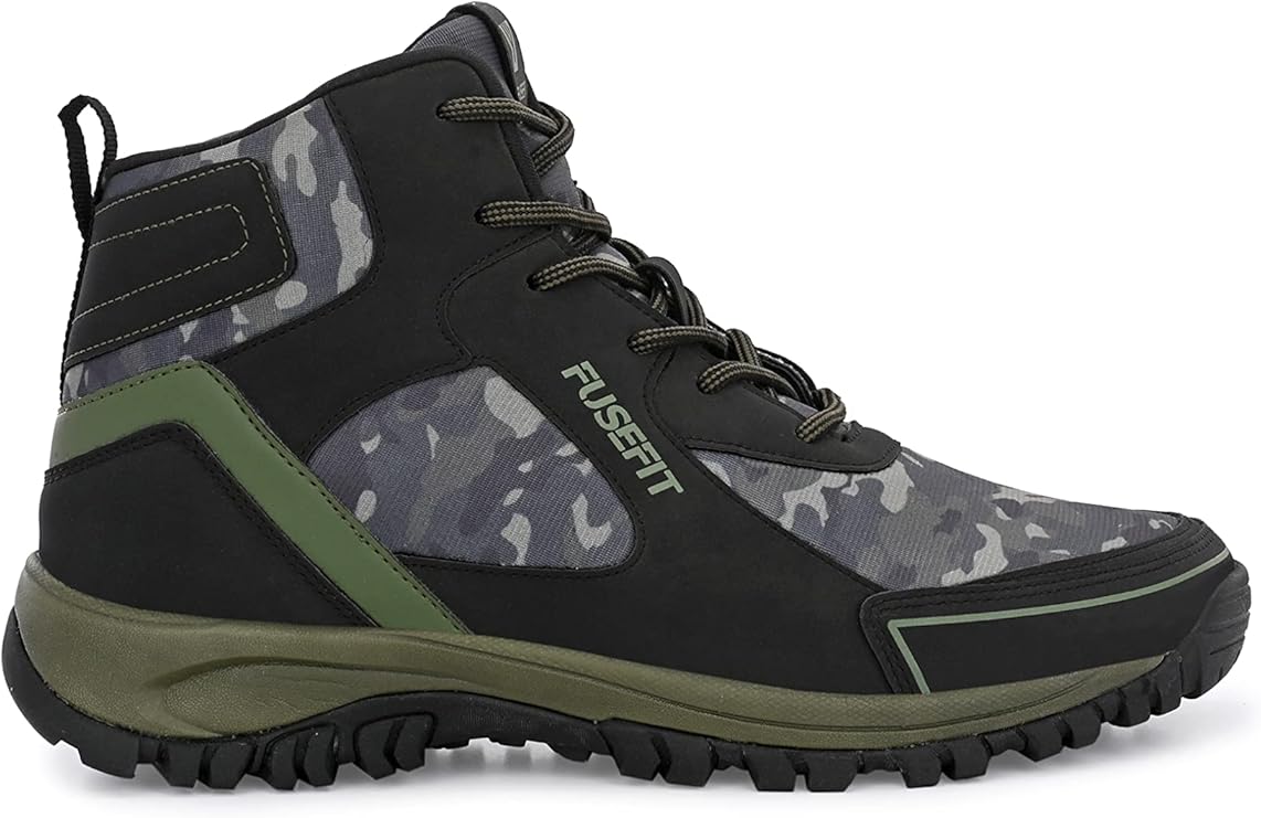 Fusefit Men Shoes Olive Black Casual Lightweight Sneakers – Safqqa Egypt