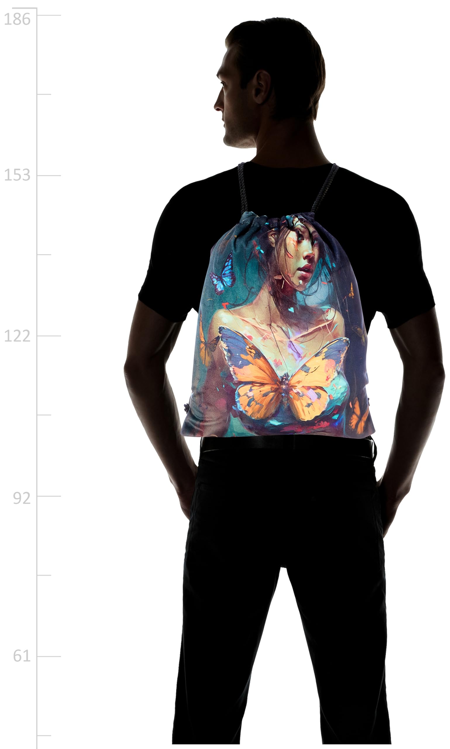 TAT DRAWSTRING BAG - 651, MultiColor, Large