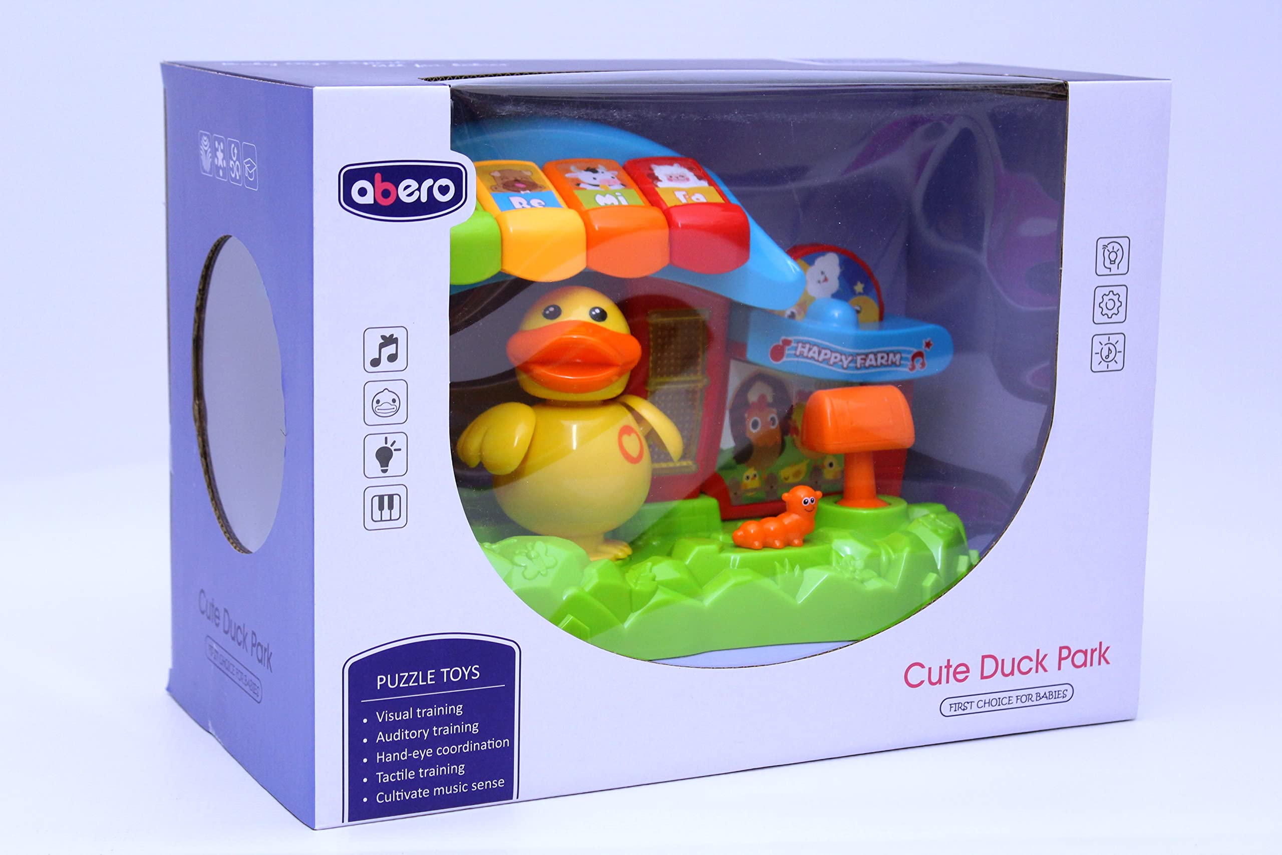 Cute duck park baby toys