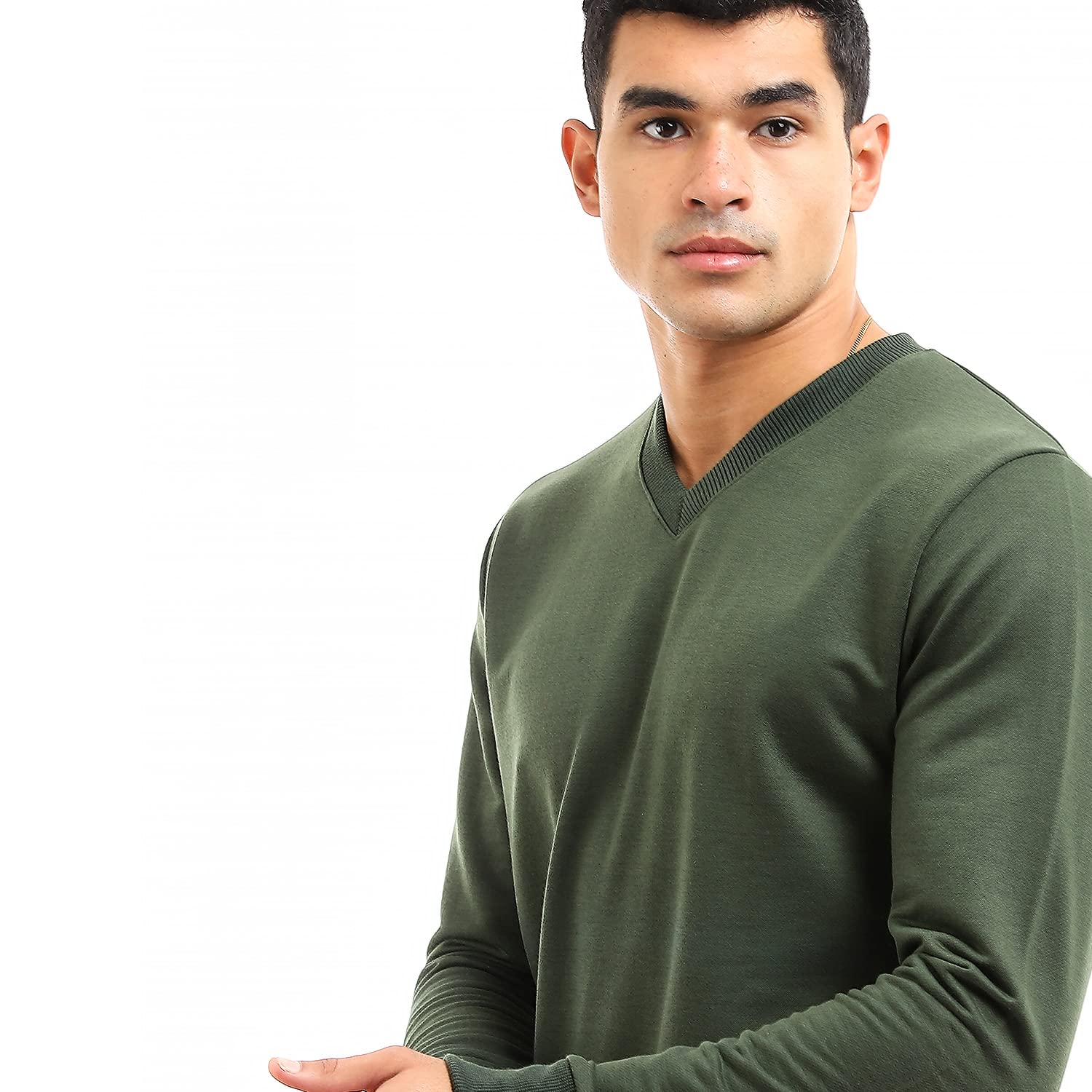 Off Cliff Basic Long Sleeves V-Neck SweatShirt For Men,Durable Off Cliff quality that withstands frequent use.