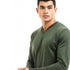 Off Cliff Basic Long Sleeves V-Neck SweatShirt For Men,Durable Off Cliff quality that withstands frequent use.