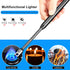 ولاعة سبيلويش كهربائية USB بدون لهب مع شاشة بطارية LED