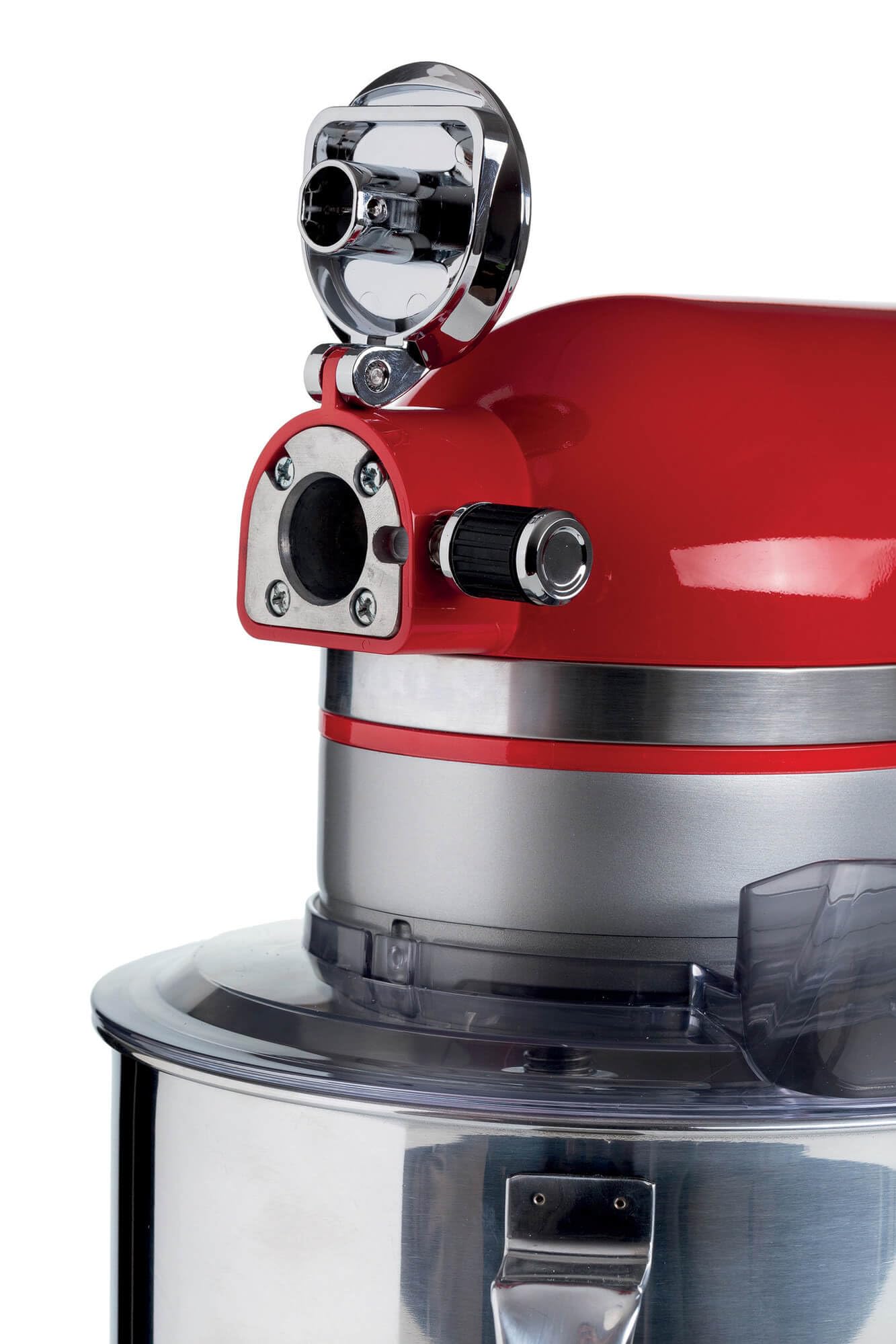 Ariete 1589 Moderna Planetary Mixer, 1600 Watts, 11 speeds, 5.5 Litres, 3 accessories for kneading, mixing and whipping. Red