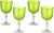 Omada Design Set of 4 Acrylic Glasses for Water and Wine