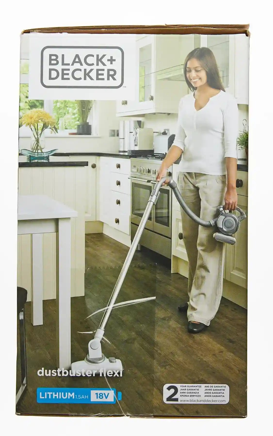 Black & Decker Hand Vacuum Cleaner with Floor Extension Kit, 18V Li-Ion, 25 W, Dark Titanium PD1820LF-GB – Safqqa Egypt