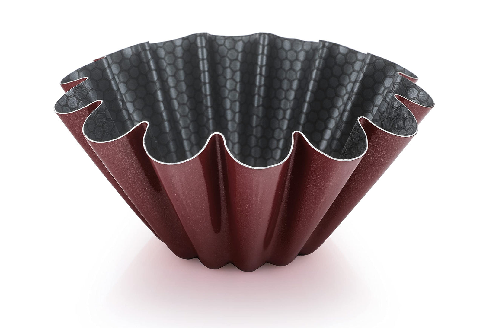 Trueval Teflon Brioche Mold – Size 14, Maroon