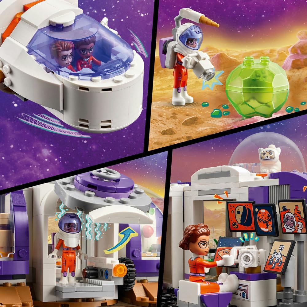LEGO Friends Mars Space Base and Rocket, Vehicle Set with Rover and Spaceship Toy – Safqqa Egypt