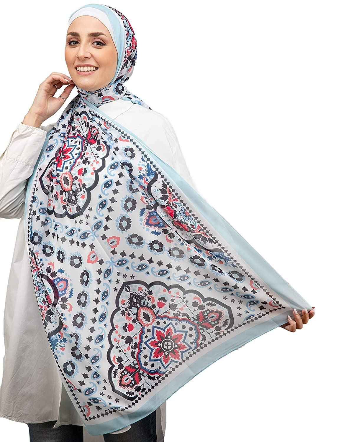 Jasmin Chiffon Colorful Scarf (70 x 200cm)