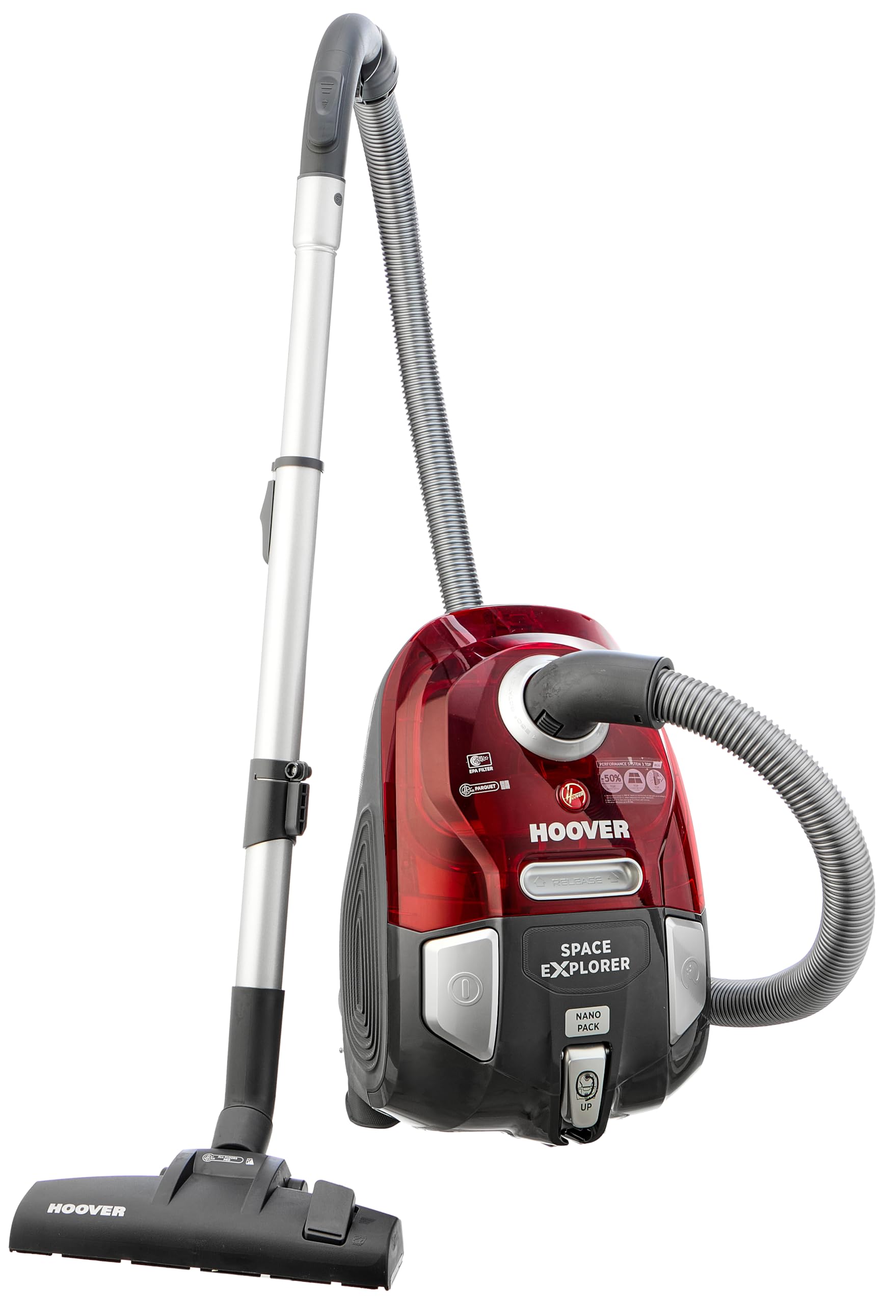 HOOVER Vacuum Cleaner 700 Watt HEPA Filter Crimson SL71_SL60 020 - Safqqa Egypt