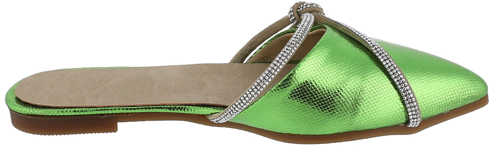 Sway Slippers For Womens Lime Green Soft cushioned footbed for daily comfort