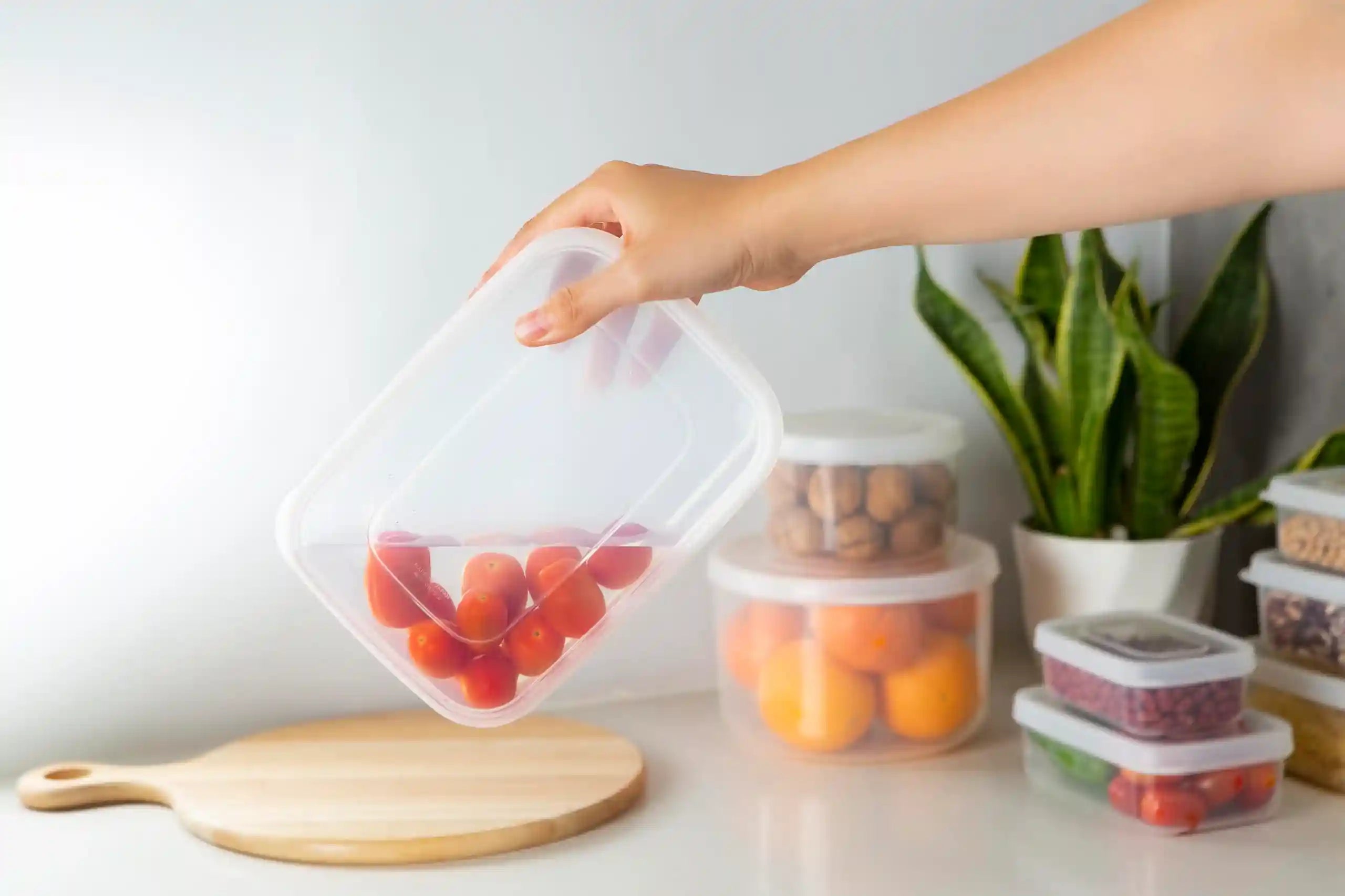 مجموعة حاويات تخزين طعام من Inochi – 3 قطع (500/1000/2000 مل)