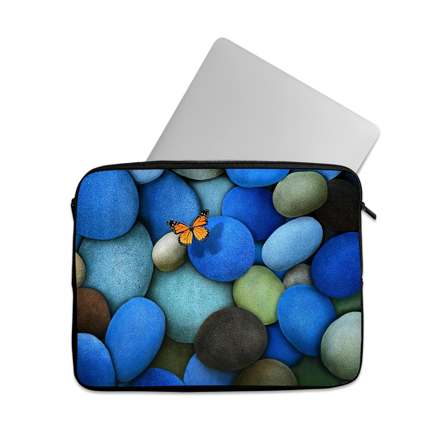 TAT Casual Printed Laptop Sleeve with Zipper for 15.6" 15" (171) Laptop