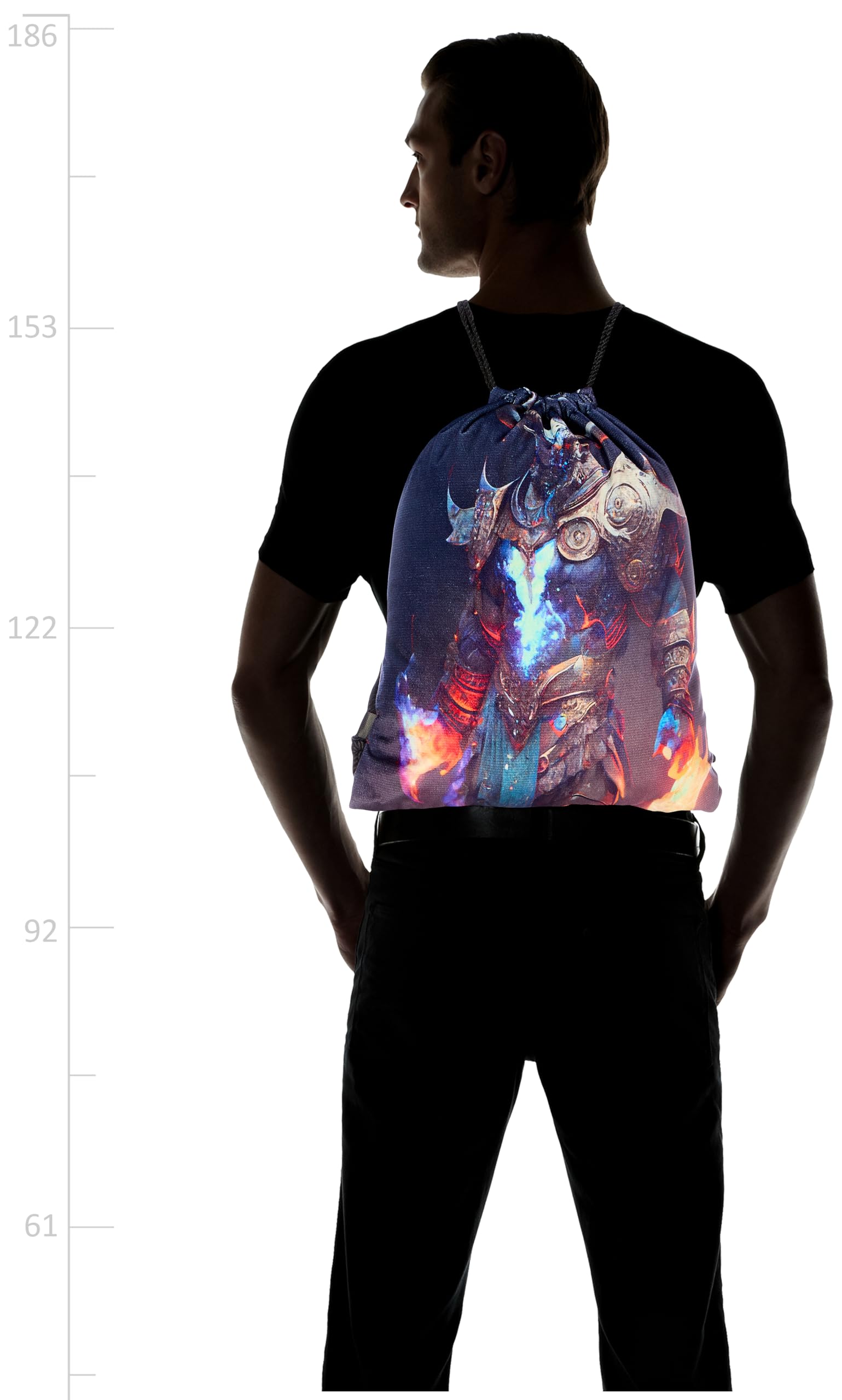 شنطة برباط من تات - 573، متعددة الالوان، مقاس كبير