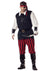California Costumes Cutthroat Pirate Adult Plus XX-Large , mens, Black