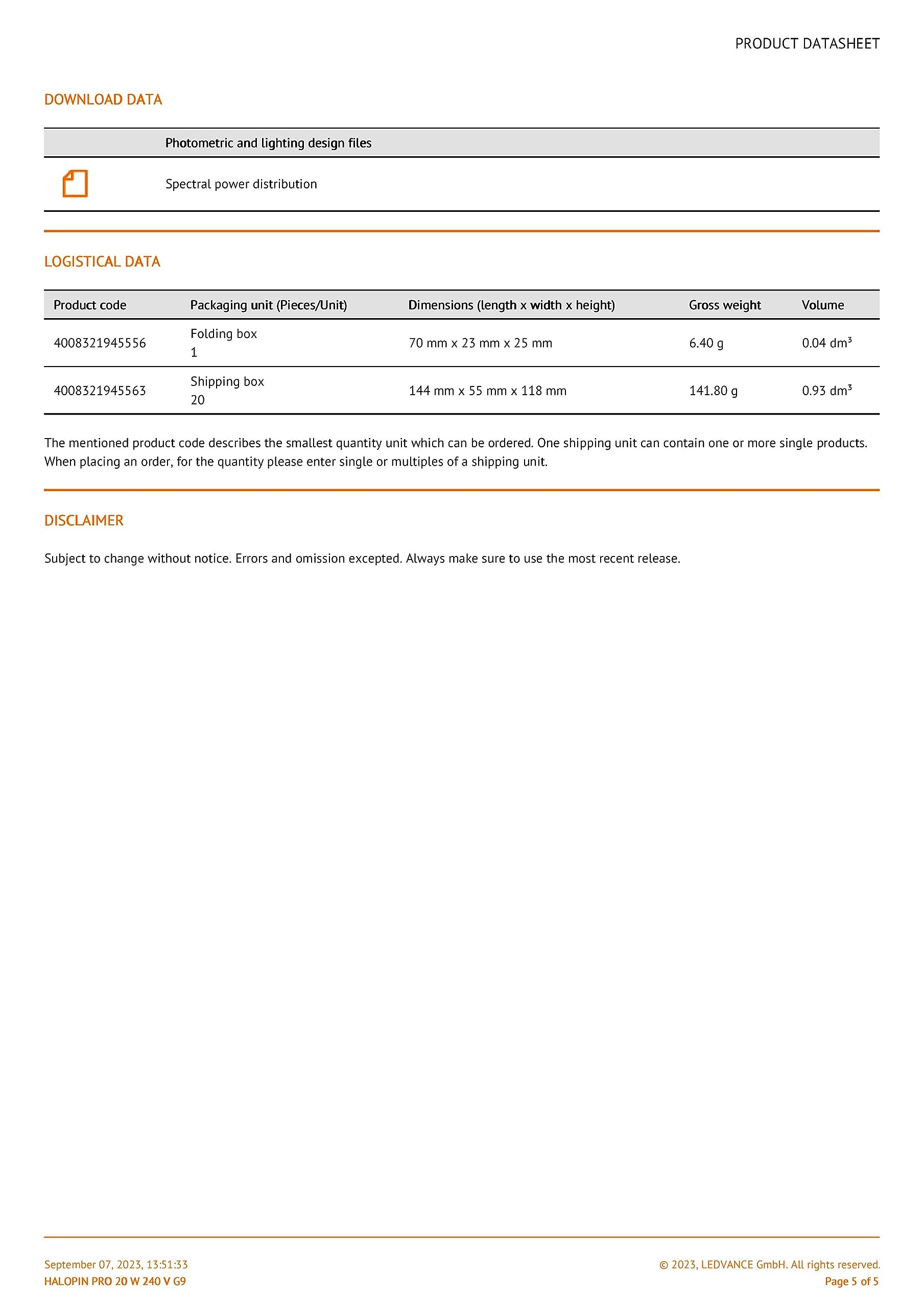 نوّر مساحتك بكفاءة مع مصباح الهالوجين أوسرام Halopin G9 بقدرة ٢٠ واط  ٢٤٠ فولت. يوفر هذا المصباح عالي الجودة إضاءة مشرقة ومتناسقة، مثالية للإضاءة الجانبية، والإضاءة الوظيفية، والتركيبات الزخرفية. – Safqqa Egypt