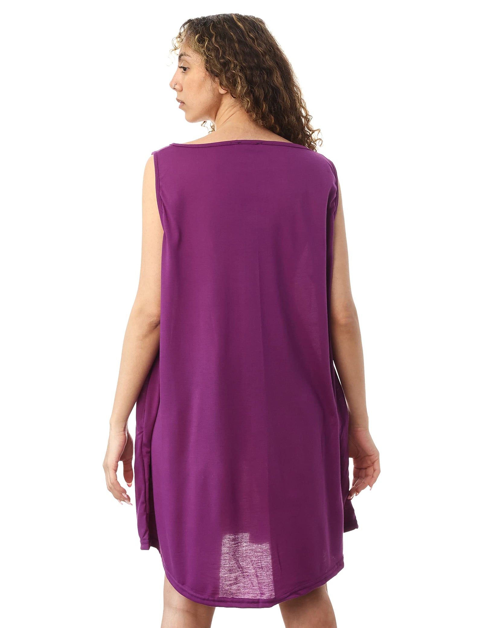 JAMILA Women Women Sleevless Short Dress With 2 Pockets DRESS