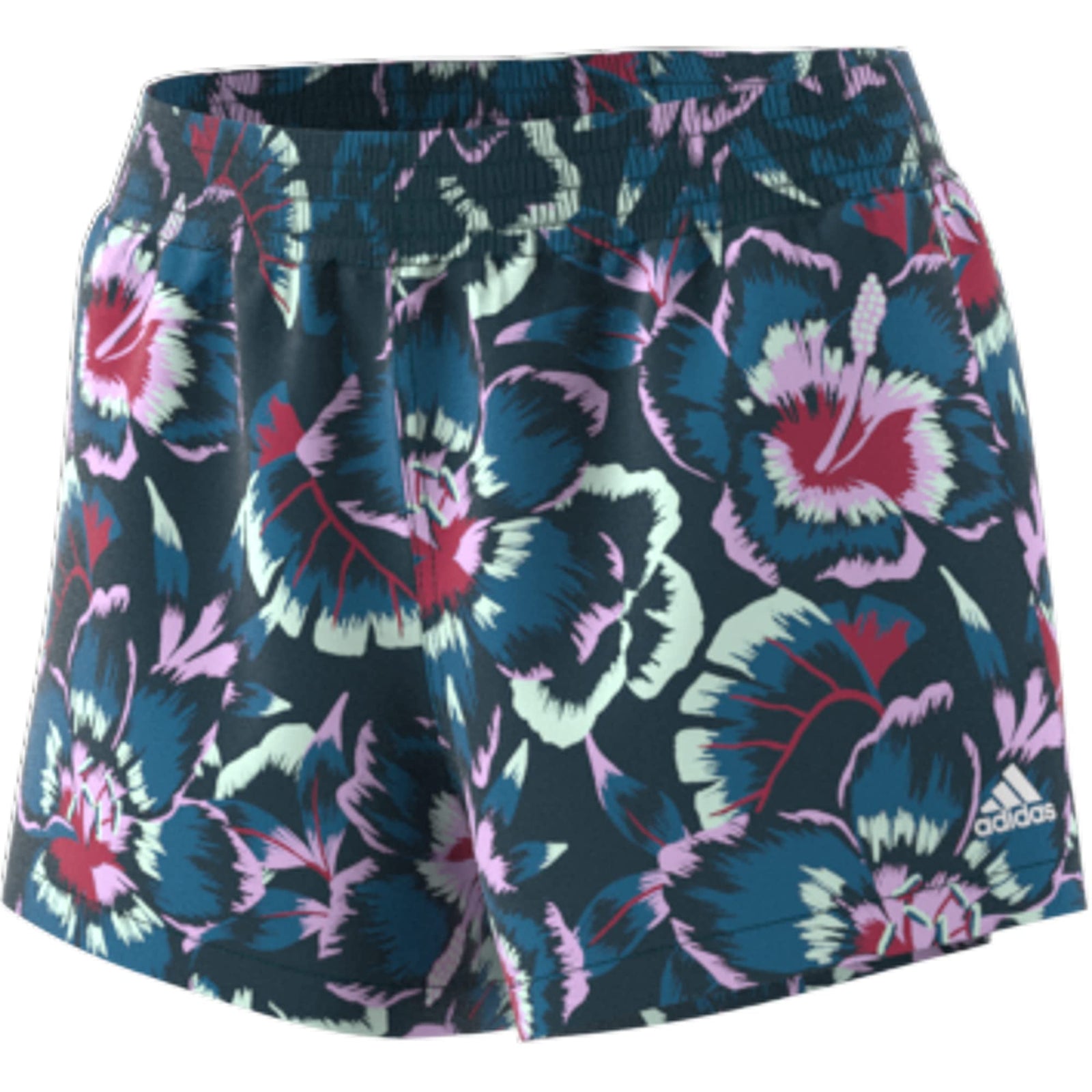 شورت نسائي بطباعة زهور من أديداس – مجموعة Farm Rio