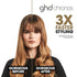 GHD Chronos 1" Flat Iron Styler – Advanced Motion-Responsive Technology for 3X Faster Styling, Achieves High-Definition Results in One Stroke, Lasts 24 Hours, 85% More Shine, 2X Less Frizz, No Heat Damage – White