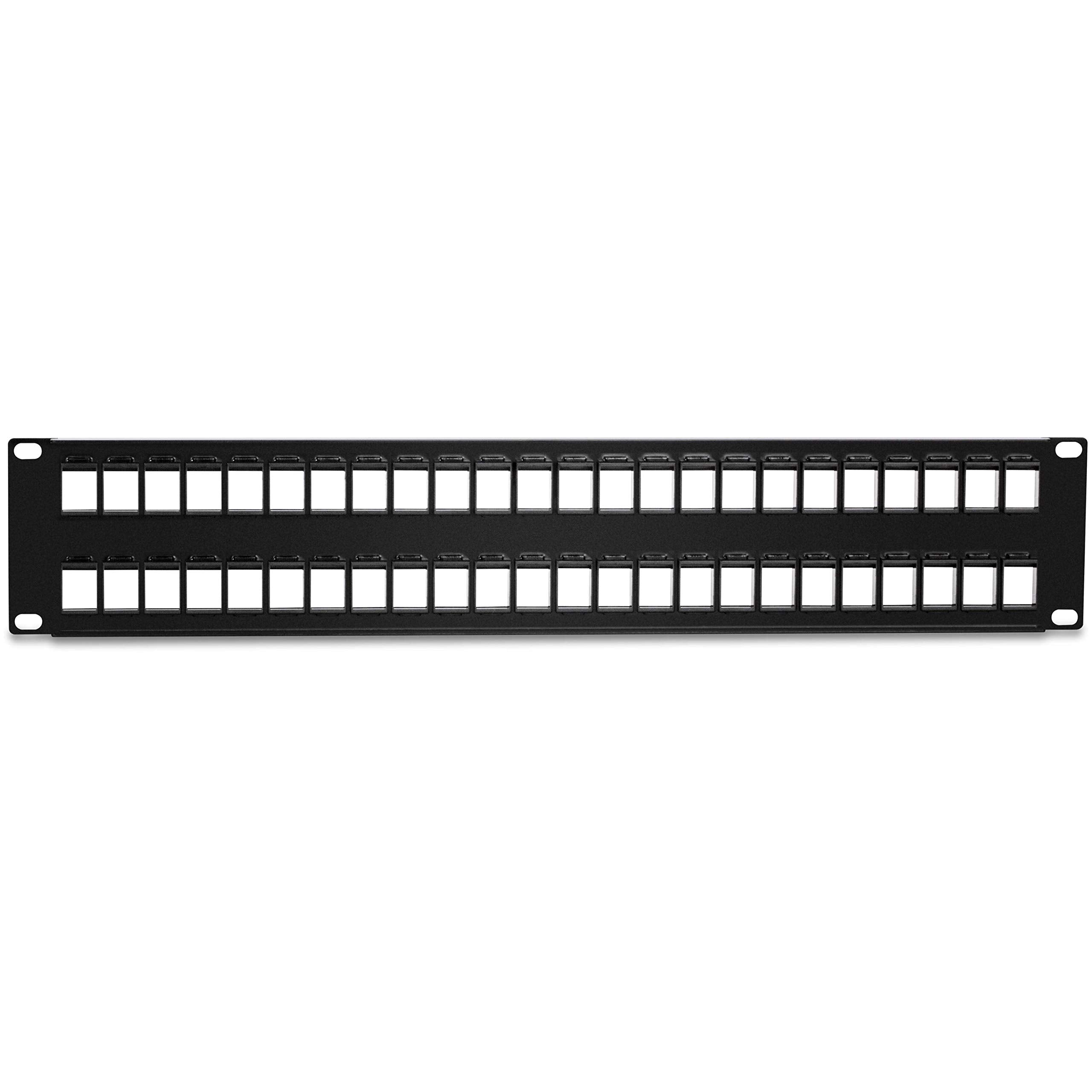 Trendnet 48-Port Blank Keystone Patch Panel – 2U High Density