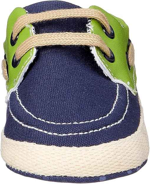 Mix and Max Boys' Low-Top Lace-Up Boat Shoes with Contrast Stitching - Safqqa Egypt