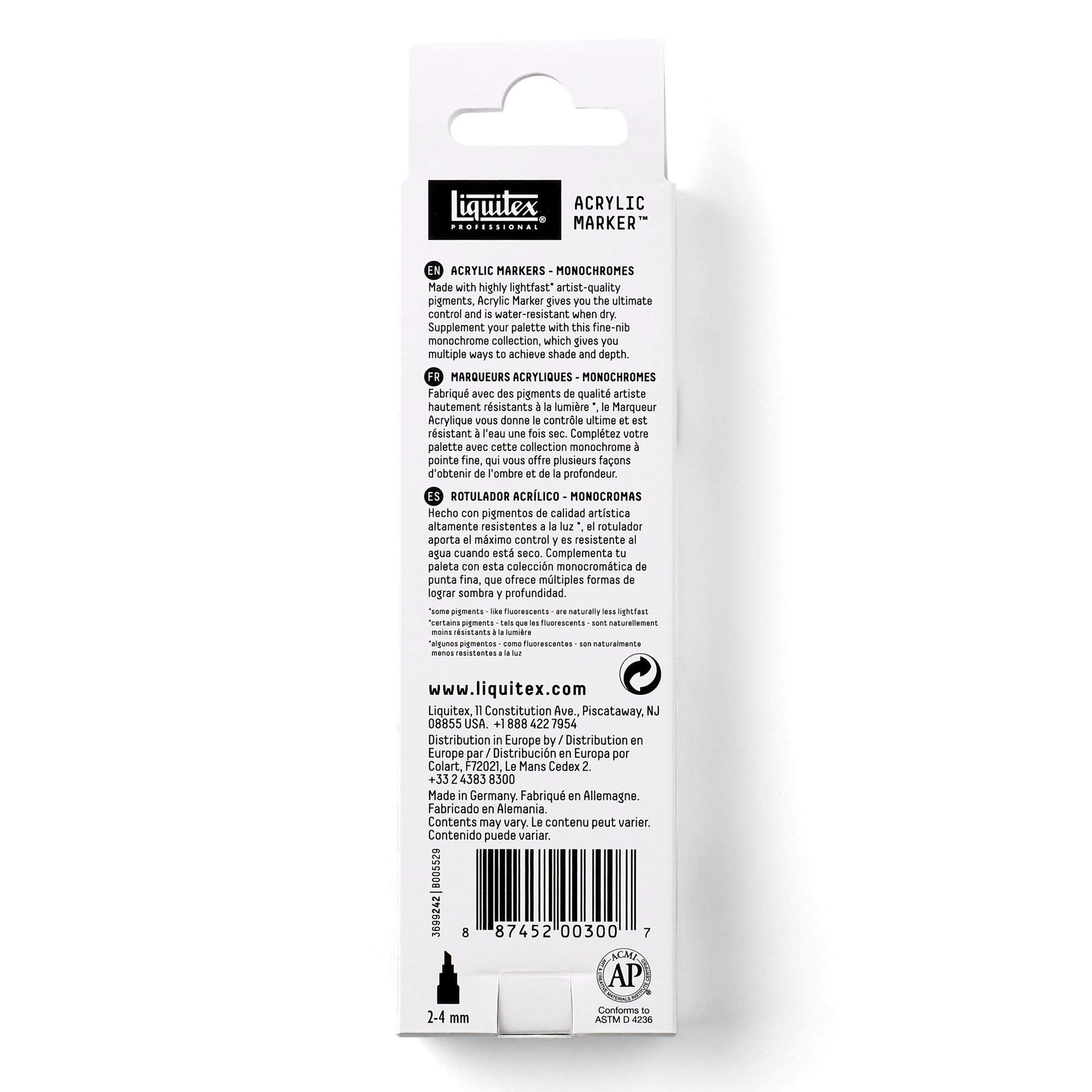 مجموعة أقلام التلوين الاحترافية الأساسية من ليكويتكس - ألوان زاهية ودائمة