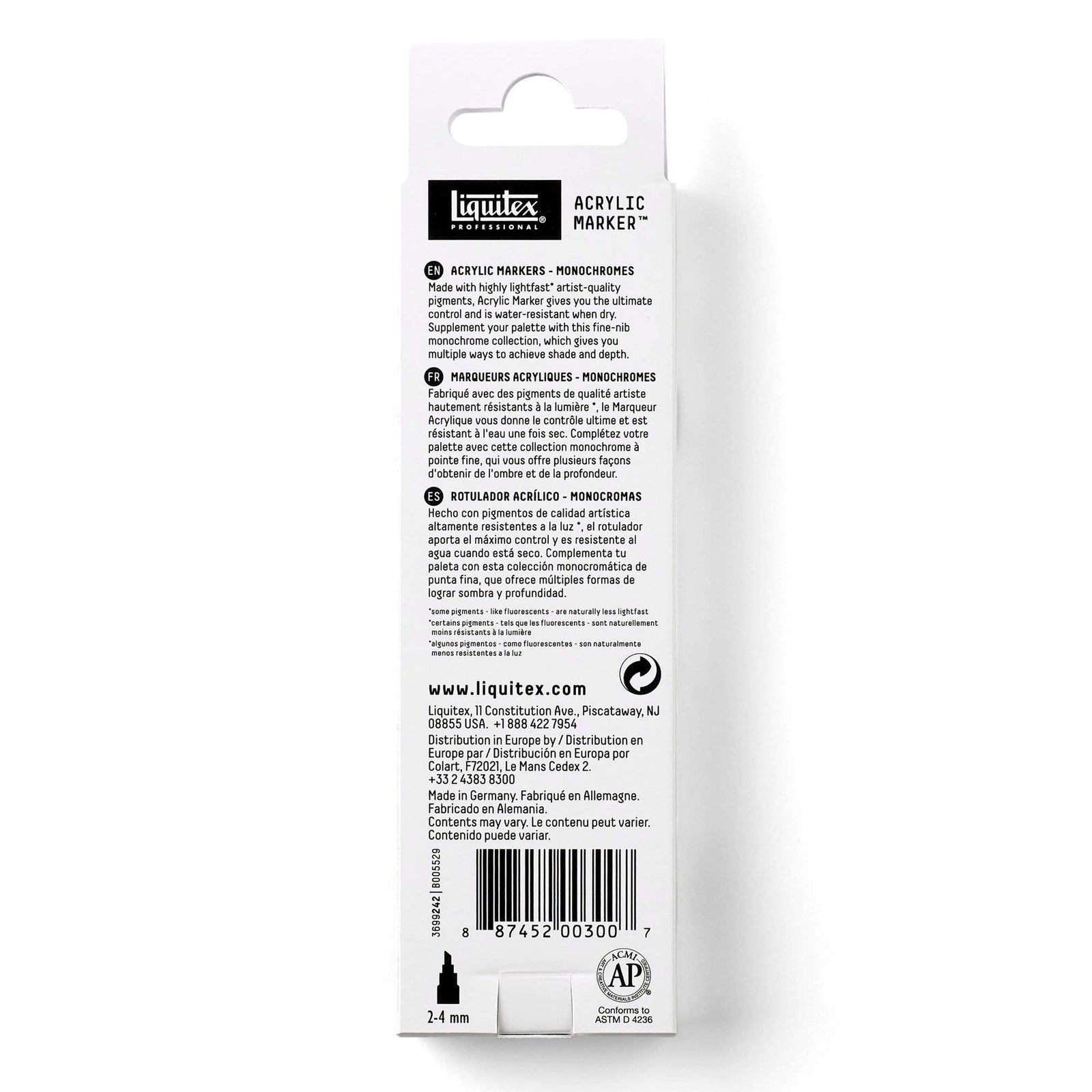 مجموعة أقلام التلوين الاحترافية الأساسية من ليكويتكس - ألوان زاهية ودائمة