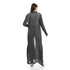 JAMILA Womens Lace Up Long Sleeves Cardigan
