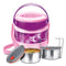 MILTON Econa Deluxe 2 Inner Stainless Steel Tiffin Box, Pink