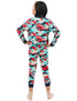 Kady Pajama for Grils Printed Long Sleeves T shirt with Drawstring Elastic Waist Pants