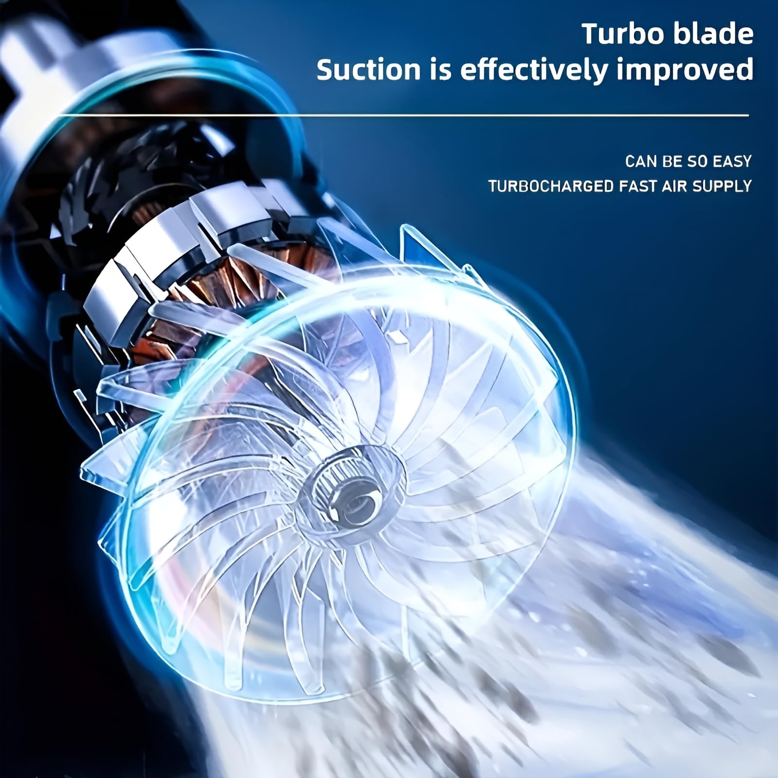 3 in 1 Rechargeable Cordless Vacuum Cleaner (Suction and Expellence) with 2400PA Suction, Car Vacuum Cleaner for Home Office PC Cleaning Portable Lightweight 120W - Safqqa Egypt