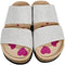 Bellino Wide Sole Double Strap Slides for Girls - Safqqa Egypt