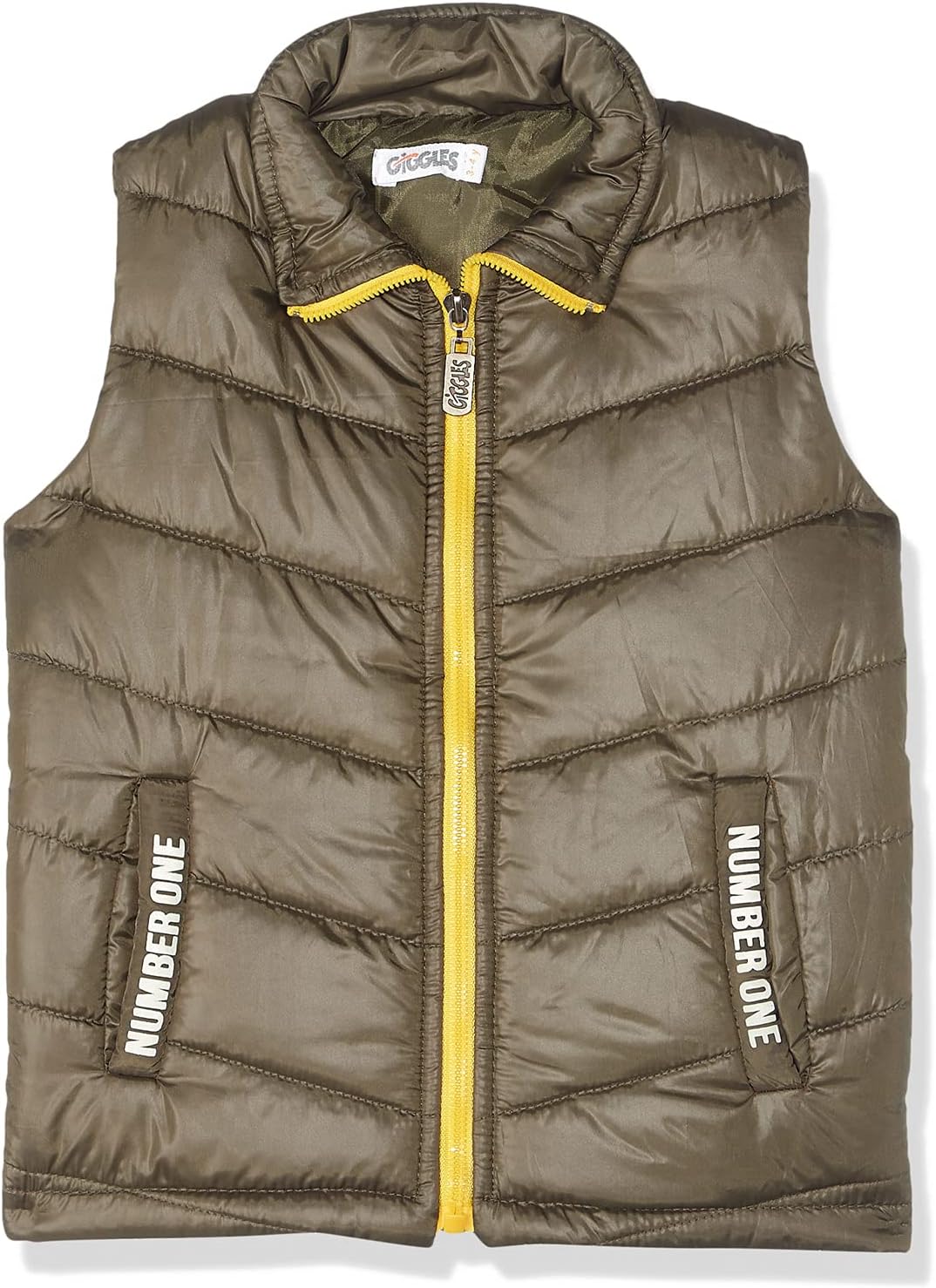 فيست أولادي مبطن بسحّاب متباين وجيوب جانبية من جيجلز