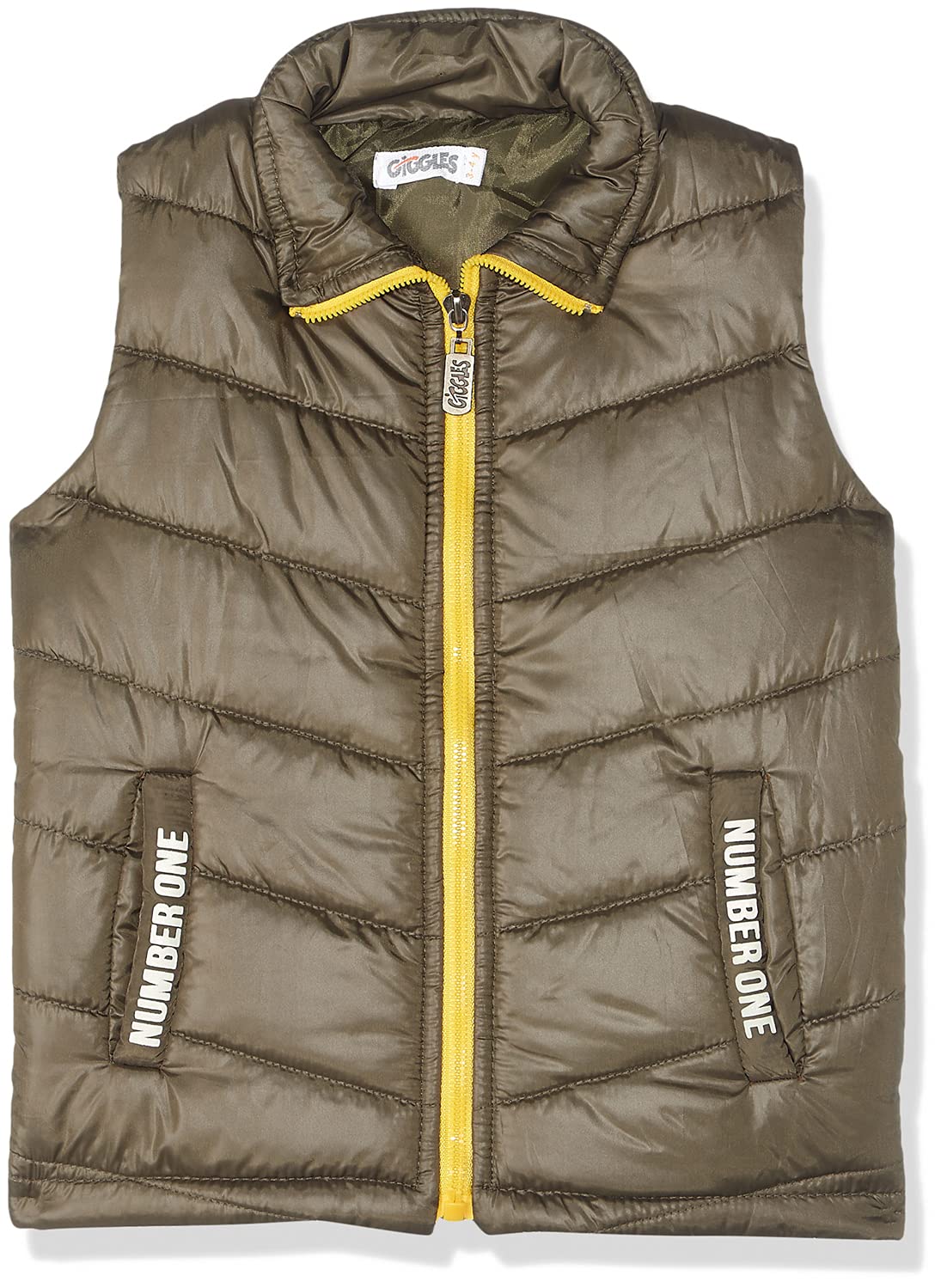 فيست أولادي مبطن بسحّاب متباين وجيوب جانبية من جيجلز