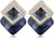 Shining Diva Fashion Women Crystal Earrings 18K Gold Plated Blue Designer Jewelry