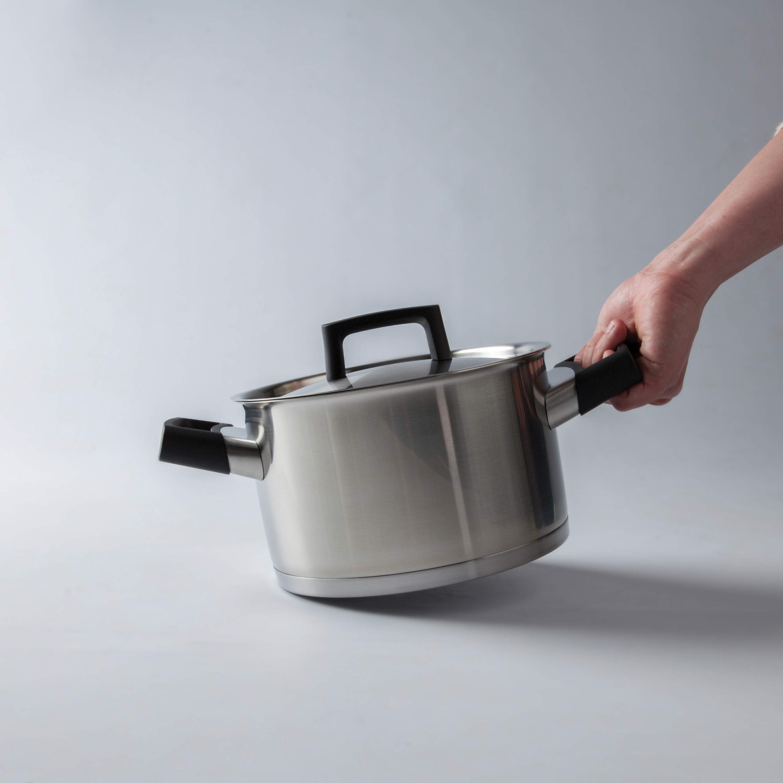 BergHOFF Ron Stainless Steel Round Covered Stockpot, 20 cm
