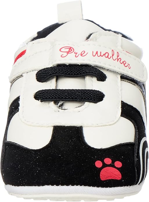 Mix & Max Boys’ Paw-Print Velcro-Strap Low-Top Lace-Up Shoes