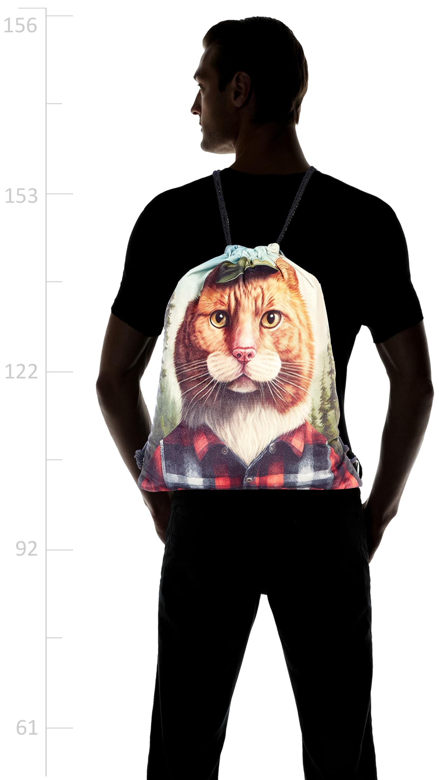 TAT DRAWSTRING BAG - 876, MultiColor, Large