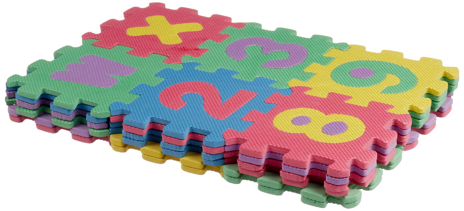 سجادة ألعاب للأطفال على شكل قطع بازل إسفنجية مربعة – 13×13 سم