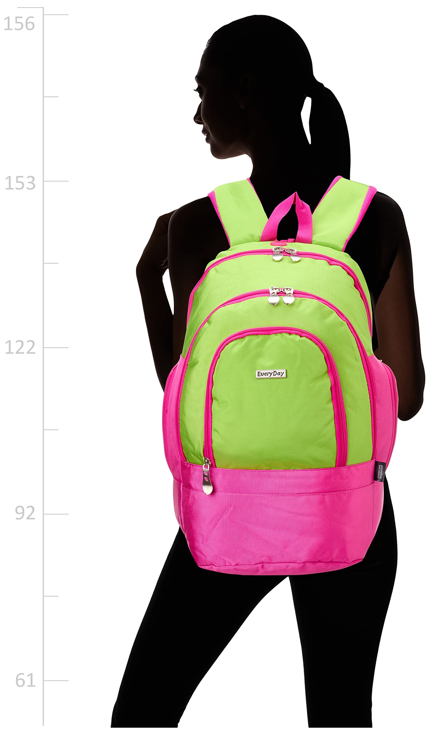 Everyday Two-Tone Zip-up School Backpack for Boys