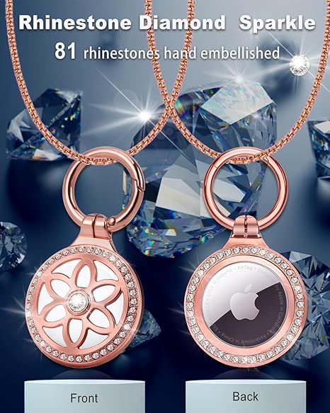DEERLET Women Necklace Rose Gold Elegant Jewelry
