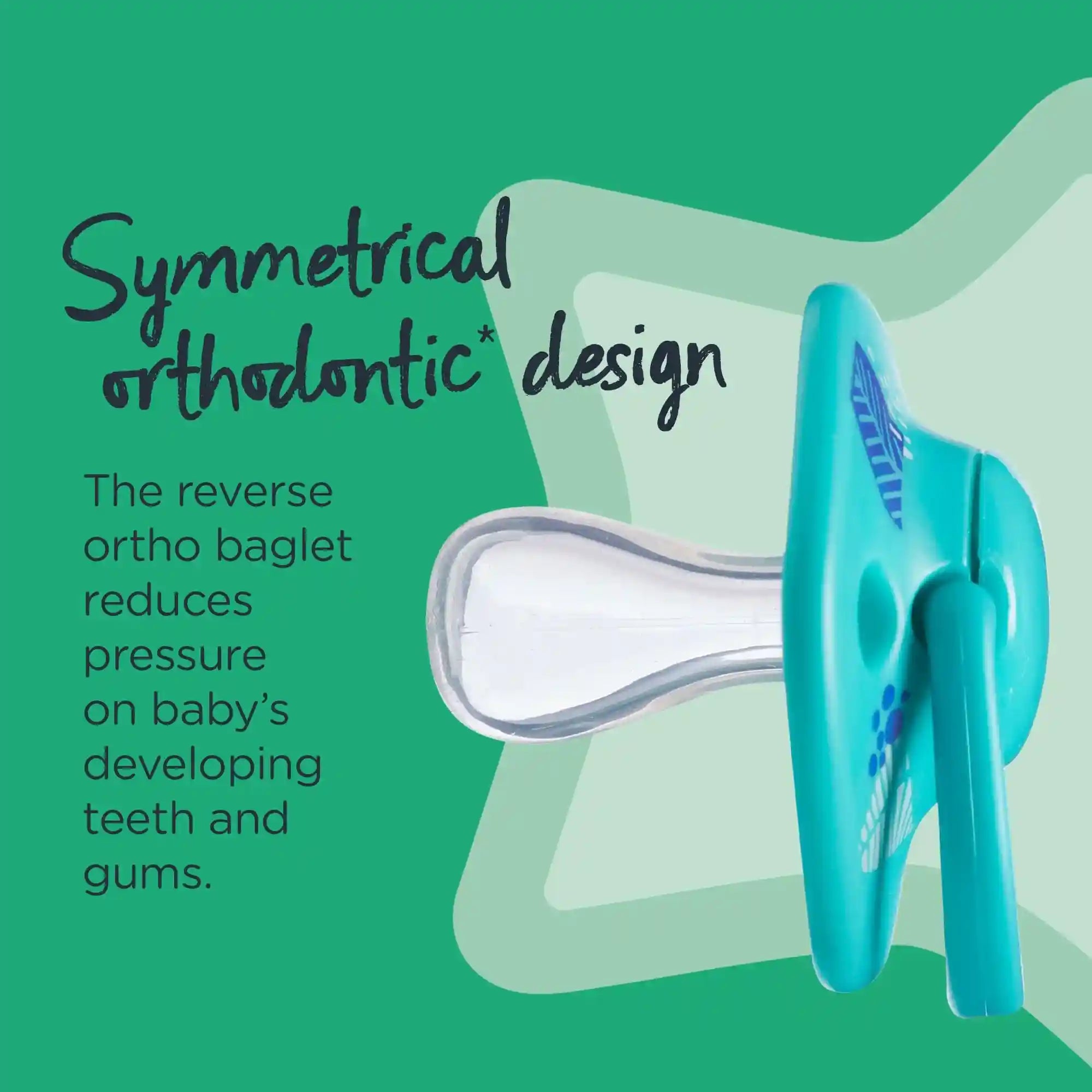 Tommee Tippee Pacifiers Moda Soother, Pack Of 2, Assorted Modelcolor, Tommee Tippee Moda Soother, 18 -36 Months